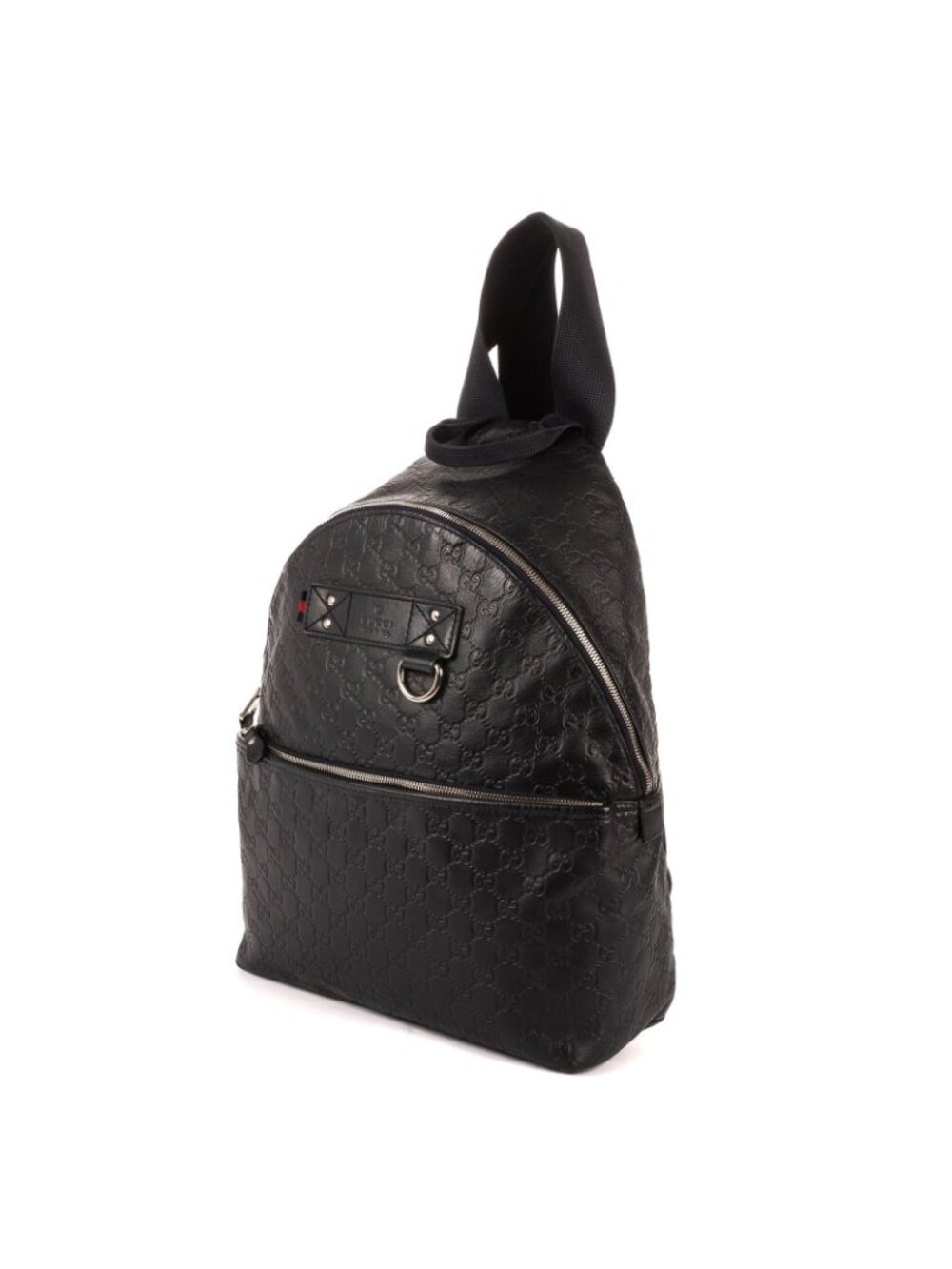 Gucci Rider Backpack Navy Guccissima - Picture 2 of 11